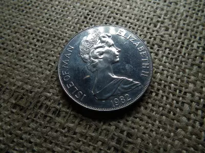 Man szigetek 1 korona 1982 , crown ,  Mayflower