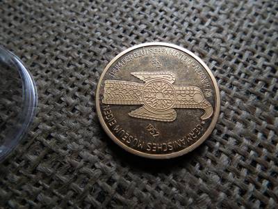 Német emlékérem , aranyozott 1992 