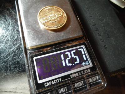 Német emlékérem , aranyozott 1992 