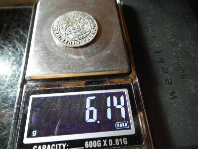 Zsigmond ezüst 1/4 tallér 1615 , Danzing , így nagyon ritka , nagyon szép 