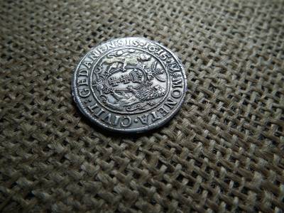 Zsigmond ezüst 1/4 tallér 1615 , Danzing , így nagyon ritka , nagyon szép 