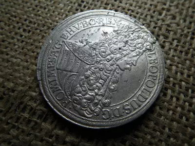 Lipót , ezüst tallér 1704 , füles volt