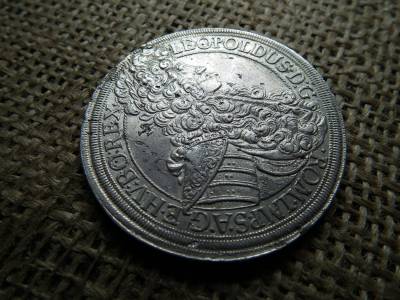 Lipót , ezüst tallér 1704 , füles volt  Lipót , ezüst tallér 1704 , füles volt