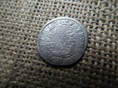 Lipót , ezüst VI krajcár 1681 KB, 6 kreuzer 