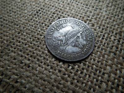 Lipót , ezüst 10 krajcár 1632 , nagyon szép 