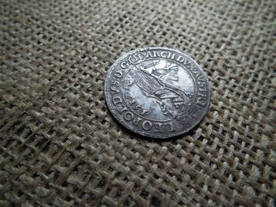 Lipót , ezüst 10 krajcár 1632 , nagyon szép 