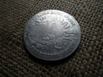 Mária Terézia ezüst 1 tallér 1780 B  , fülnyom  Mária Terézia ezüst 1 tallér 1780 B  , fülnyom