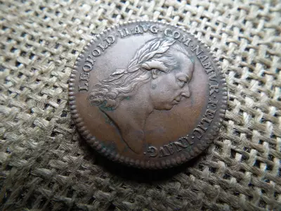 Lipót gyönyörű zseton 1791 , token 