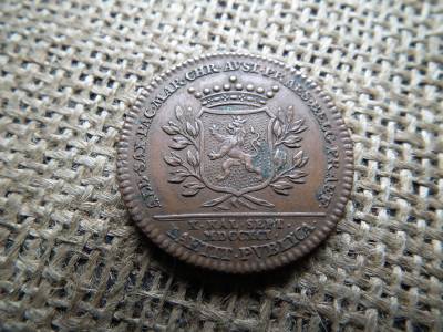 Lipót gyönyörű zseton 1791 , token 