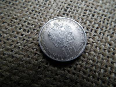 Ezüst 1/4 florin 1859 E , ritkább ! 