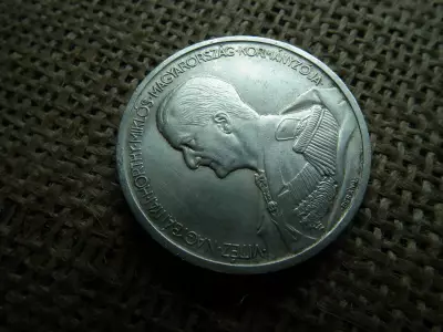 Horthy , ezüst 5 pengő 1939