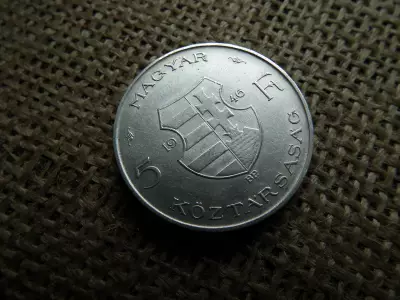 Ezüst 5 forint 1946 , ritka , vastag