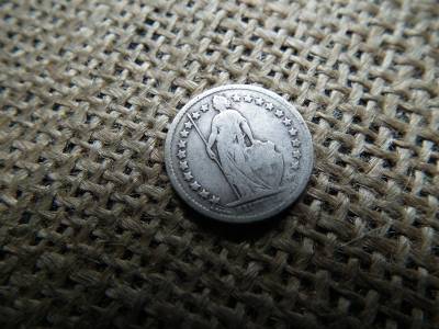 Svájc , ezüst 1/2 frank 1899 , ritkább 