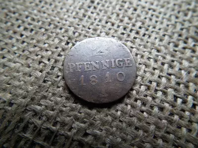 Porosz 2 pfennig 1810 A , 2 Pfennige – Frigyes Vilmos III