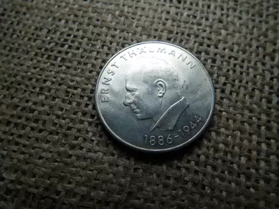 DDR 20 márka 1971 , Mark , Ernst Thälmann 85. születésnapja