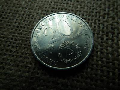 DDR 20 márka 1979 , Mark 30 éves a DDR DDR 20 márka 1979 , Mark 30 éves a DDR