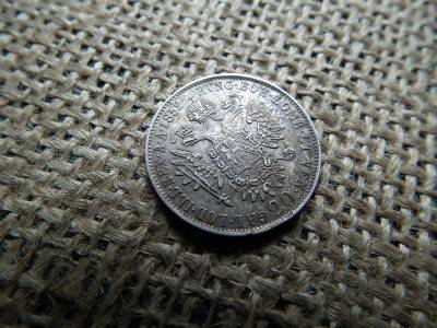 Ezüst 20 krajcár 1852 B , gyönyörű 