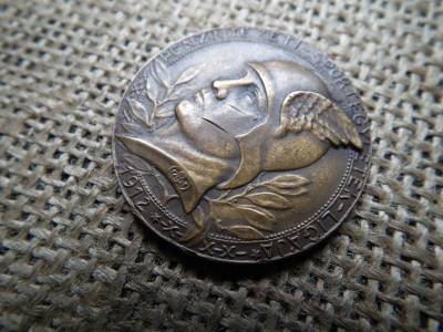 Pénzintézeti Sportegyletek Ligája 1912 érem  Pénzintézeti Sportegyletek Ligája 1912 érem