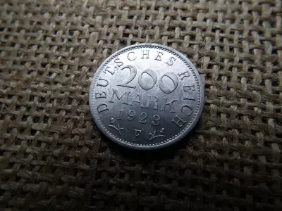 Birodalmi 200 márka 1923 F , extra