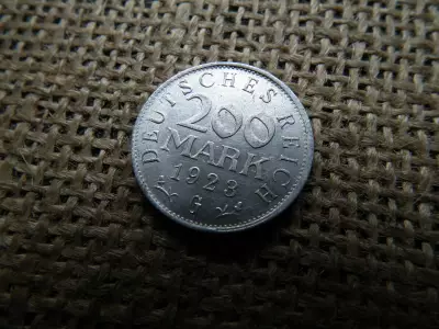 Birodalmi 200 márka 1923 G , extra