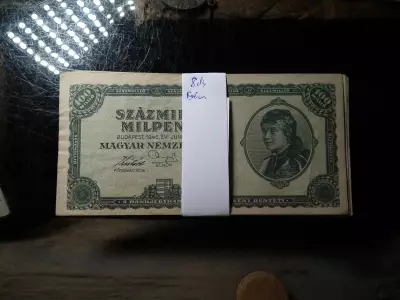 SZÁZMILLIÓ MILPENGŐ 1946 - 8 DARABOS KÖTEG EGYBEN!!! 