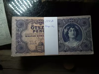 ÖTSZÁZ PENGŐ 1945 - 100 DARABOS KÖTEG EGYBEN!!!