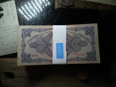 ÖTSZÁZ PENGŐ 1945 - 100 DARABOS KÖTEG EGYBEN!!! ÖTSZÁZ PENGŐ 1945 - 100 DARABOS KÖTEG EGYBEN!!!