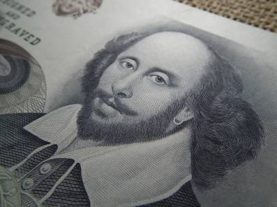 Egyesült Királyság teszt bankjegy , próba , William Shakespeare, 1970-es évek , Nagy-Britannia , hajtatlan Egyesült Királyság teszt bankjegy , próba , William Shakespeare, 1970-es évek , Nagy-Britannia , hajtatlan