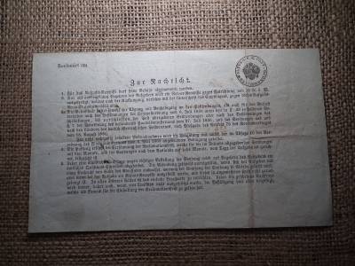 Elismervény 1865 , Pesth ! Osztrák Magyar Monarchia Elismervény 1865 , Pesth ! Osztrák Magyar Monarchia