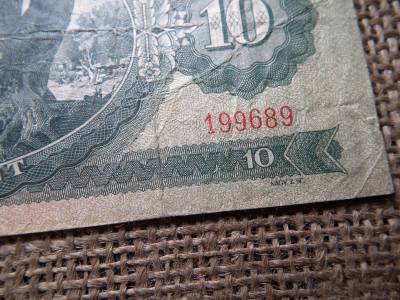 10 forint 1949 , Rákosi címer , 1996 -ban születetteknek jó ajándék lehet a sorszám miatt 10 forint 1949 , Rákosi címer , 1996 -ban születetteknek jó ajándék lehet a sorszám miatt