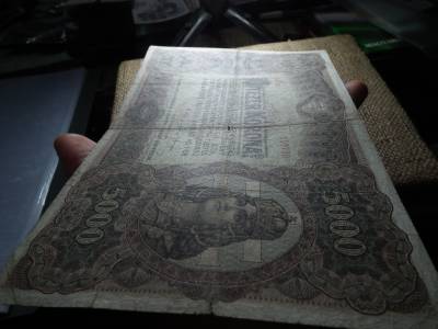5000 korona 1920 , ötezer , szép 5000 korona 1920 , ötezer , szép