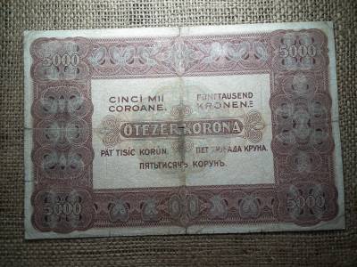 5000 korona 1920 , ötezer , szép 5000 korona 1920 , ötezer , szép