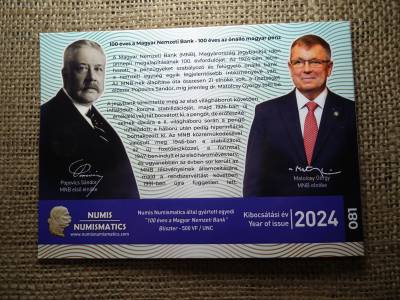100 éves az MNB 100 forint 2024 , Sorszámozott bliszter ! Ritka ! Alacsony sorszám 081 100 éves az MNB 100 forint 2024 , Sorszámozott bliszter ! Ritka ! Alacsony sorszám 081