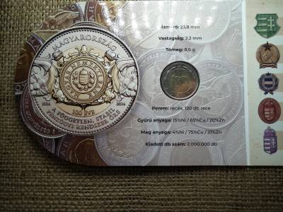 100 éves az MNB 100 forint 2024 , Sorszámozott bliszter ! Ritka ! Alacsony sorszám 081 100 éves az MNB 100 forint 2024 , Sorszámozott bliszter ! Ritka ! Alacsony sorszám 081