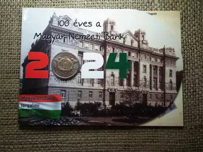 100 éves az MNB 100 forint 2024 , Sorszámozott bliszter !