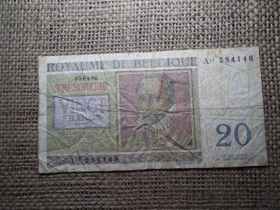 Belgium 20 frank 1956  Belgium 20 frank 1956