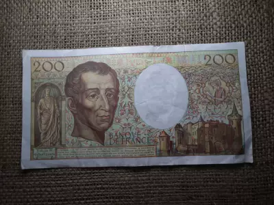 Franciaország 200 francs 1992 , frank 