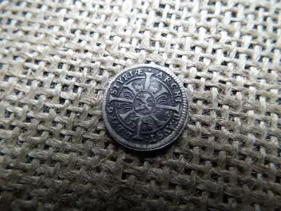 Lipót , ezüst 1 krajcár 1700 , extra , Graz 