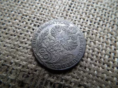 Mária Terézia ezüst 20 krajcár 1770 EVS AS