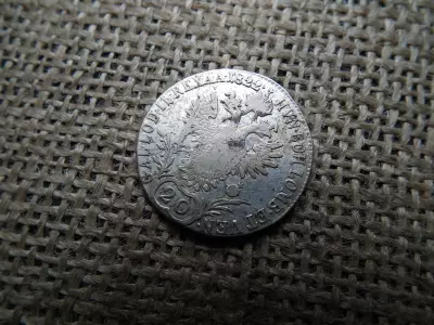 II. Ferenc ezüst 20 krajcár 1822 E 