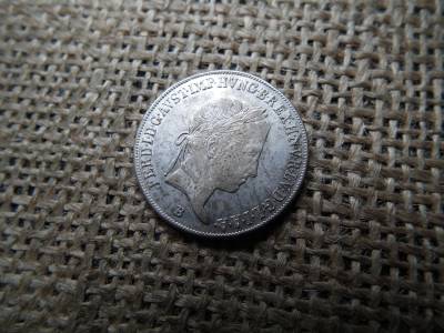 V. Ferdinánd ezüst 20 krajcár 1845 B V. Ferdinánd ezüst 20 krajcár 1845 B