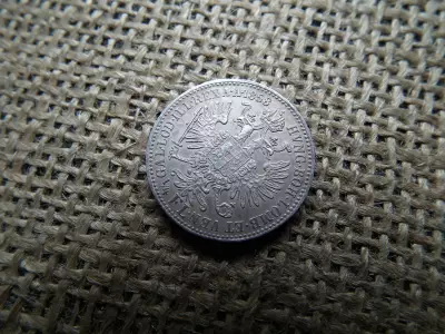 Ezüst 1/4 florin 1858 A , Bécs 