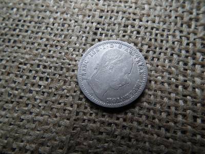 Ezüst 1/4 florin 1862 A Ezüst 1/4 florin 1862 A