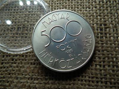 Ezüst 500 forint 1989 , VB , BU 