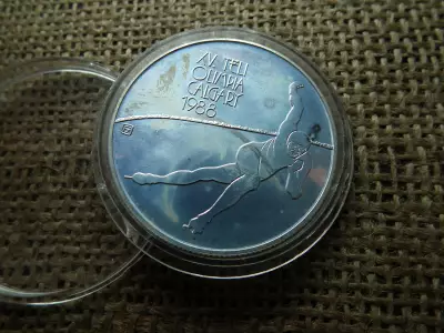 Ezüst 500 forint 1986 , Olimpia 