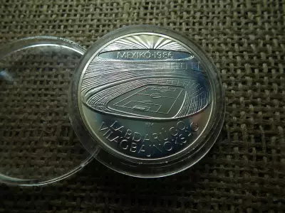 Ezüst 500 forint 1986 , Mexikó VB 