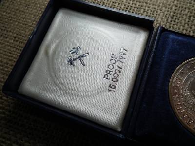 Ezüst 500 forint 1988 BU , Szent István PP , dobozában Ezüst 500 forint 1988 BU , Szent István PP , dobozában