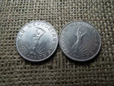 10 forint 1976 mind a kettő verőtőtípus ! Párban !