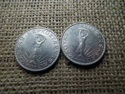 10 forint 1976 mind a kettő verőtőtípus ! Párban ! 