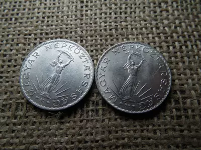 10 forint 1976 mind a kettő verőtőtípus ! Párban ! 